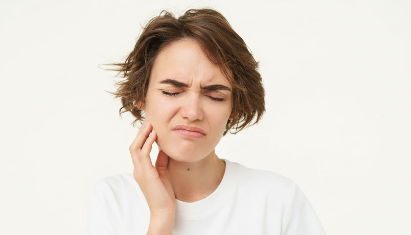 Kiefergelenk / Knirschen – Stress führt zu Zähneknirschen, was Verspannungen, Knirschen und Substanzverlust verursacht. Eine angepasste Kunststoffschiene kann hier helfen.